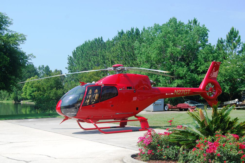 乘直升机 鸟瞰松雅湖全景